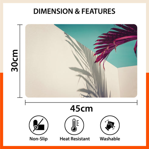 Polypropylene Table Mats & Coasters for Dining Table at Home (UMBRA - Set of 6)